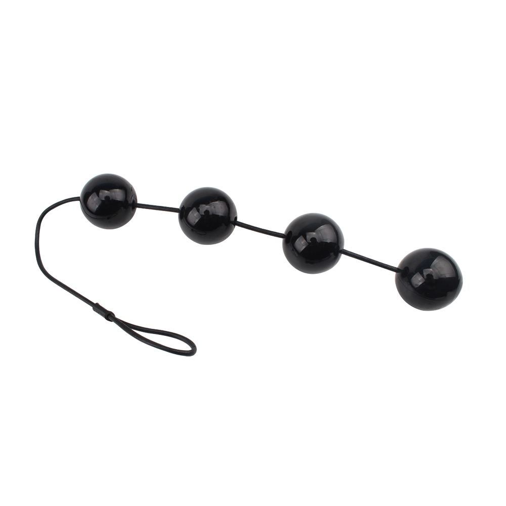 Bile Anale Butt Pleasure Extra Large, PVC, Negru