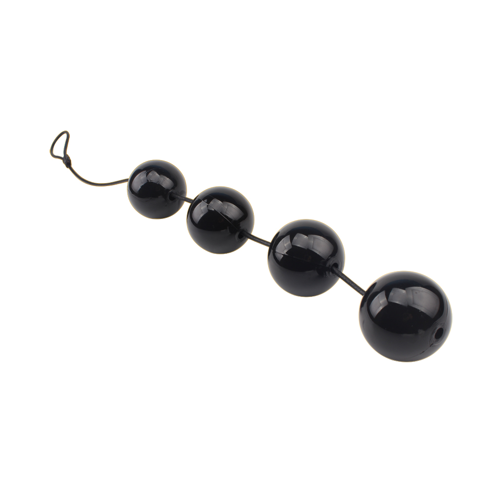 Bile Anale Butt Pleasure Extra Large, PVC, Negru