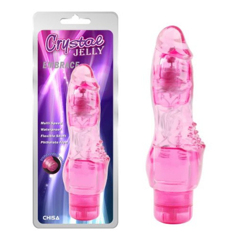 Vibrator Realist Multispeed Embrace Roz 19 cm