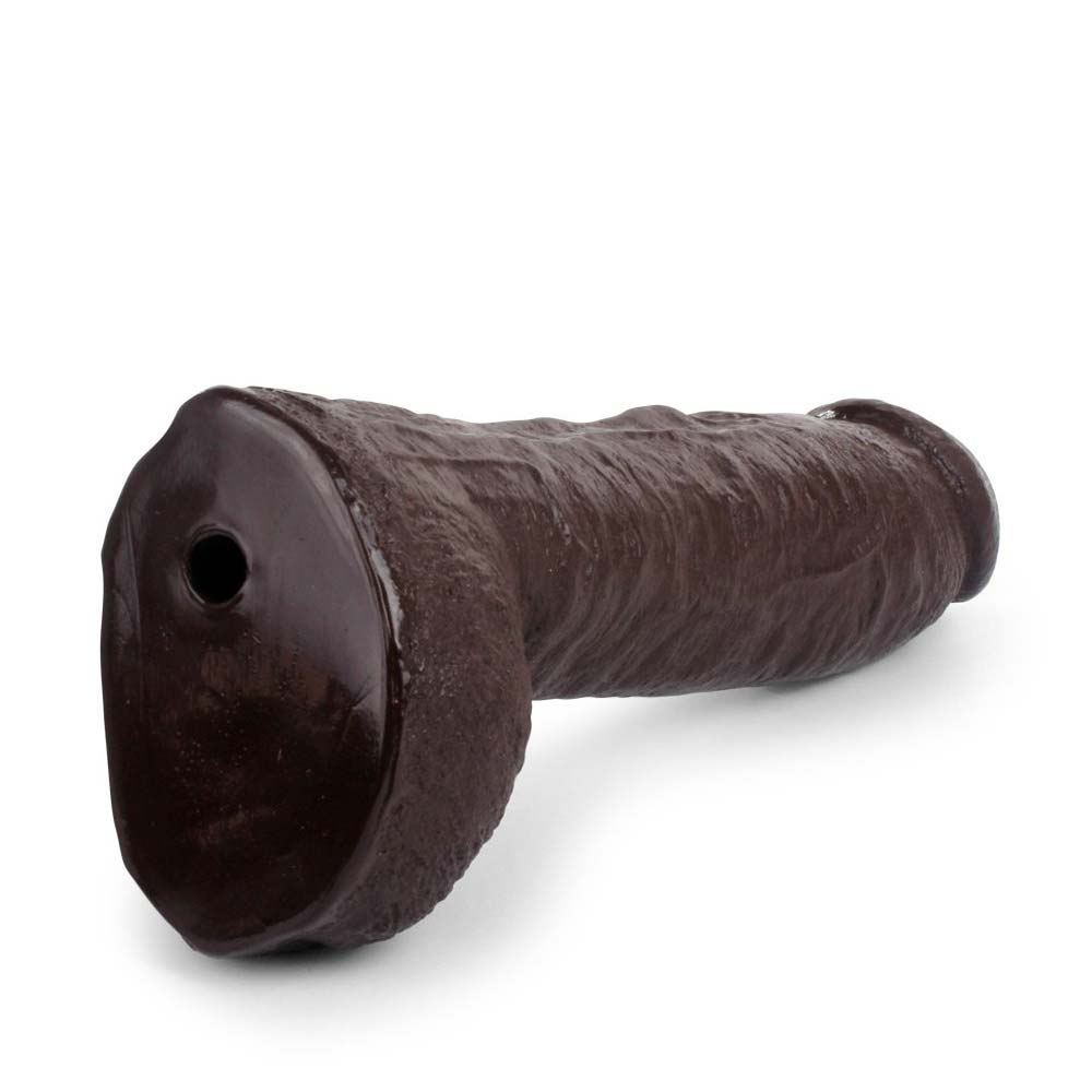 Dildo Atasament UltraSkyn Dual Density VAC-U-LOCK Chocolate 32 cm