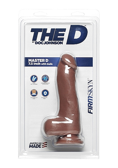 Dildo Realist Master D FirmSkyn Caramel 20 cm