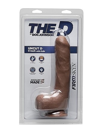 Dildo Realist Uncut FirmSkyn Caramel 23 cm