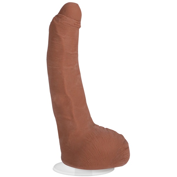 Dildo Realist Leo Vice, Ultraskyn, Dual Density, Vac-U-Lock, Caramel, 19.1 cm