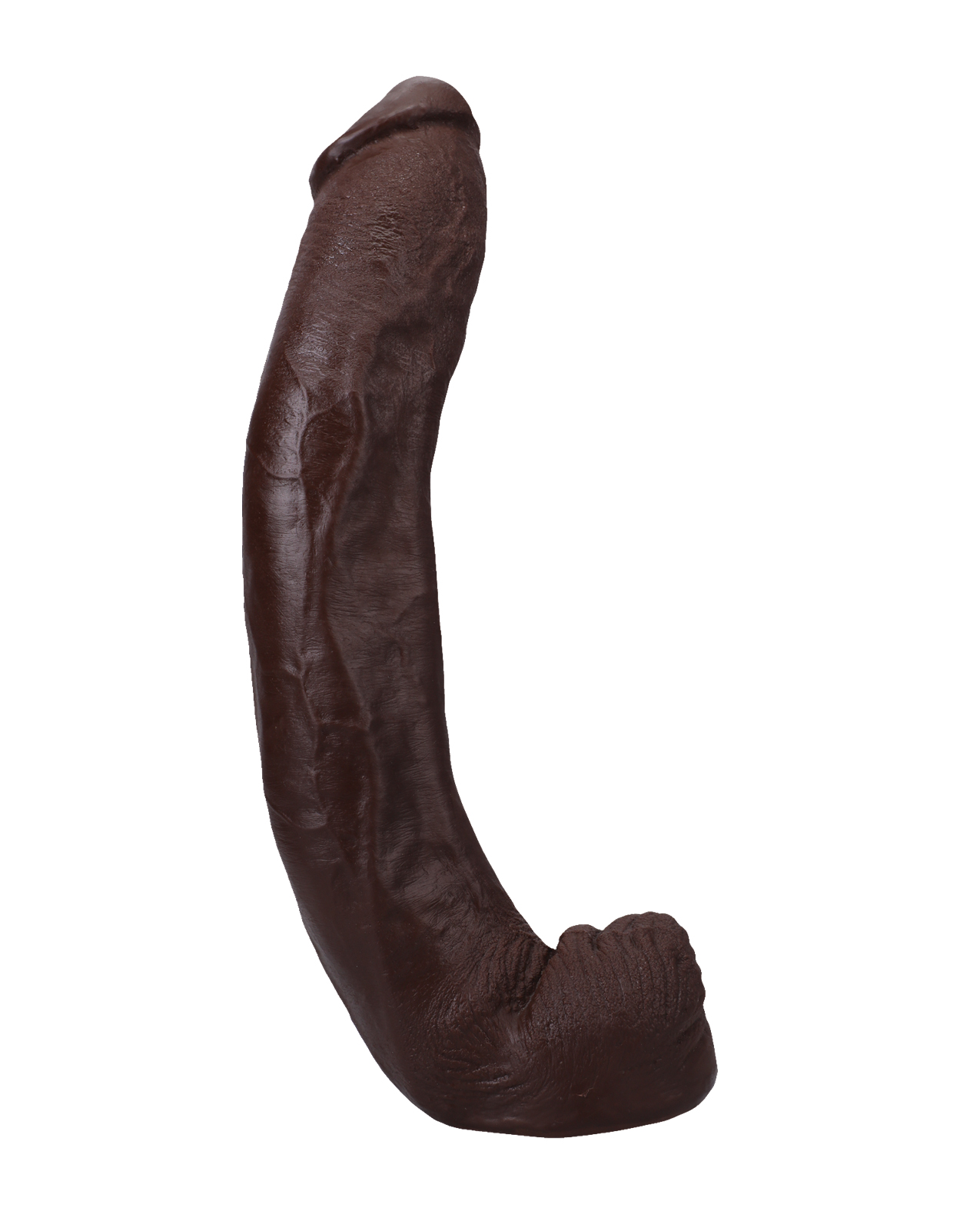 Dildo Realist Dredd, Ultraskyn, Dual Density, Vac-U-Lock, Ciocolatiu, 34.3 cm
