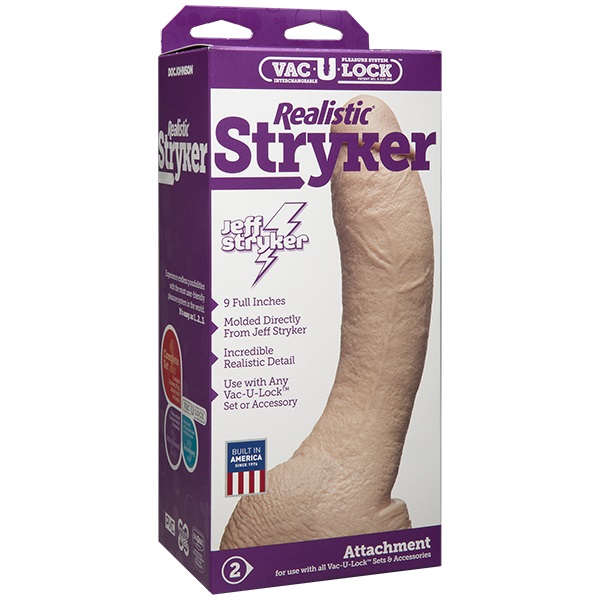 Dildo Realist Jeff Stryker, FirmSkyn, Natural, 24 cm
