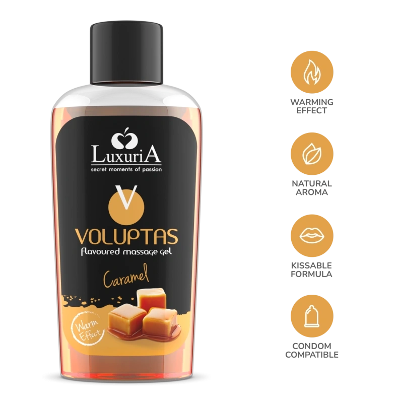 Ulei de Masaj Edible Stimulating Caramel 100 ml