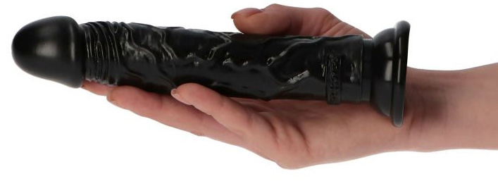 Dildo Italian Cock negru 18.5 cm