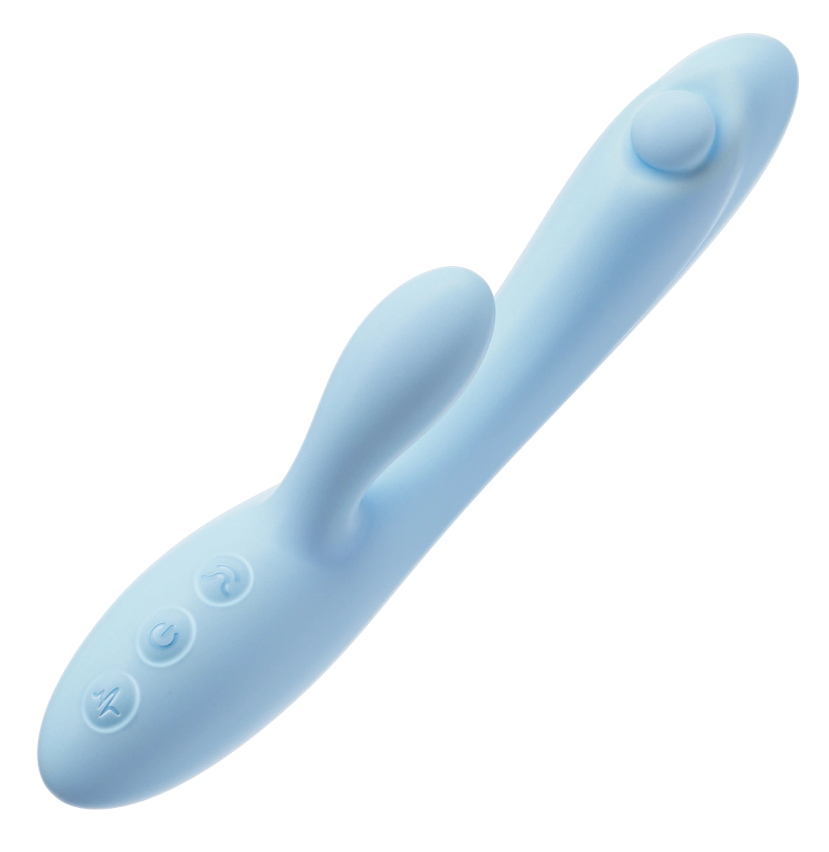 Vibrator Moondust Magic, 10 Moduri Vibratii, Silicon, USB, Albastru, 21 cm