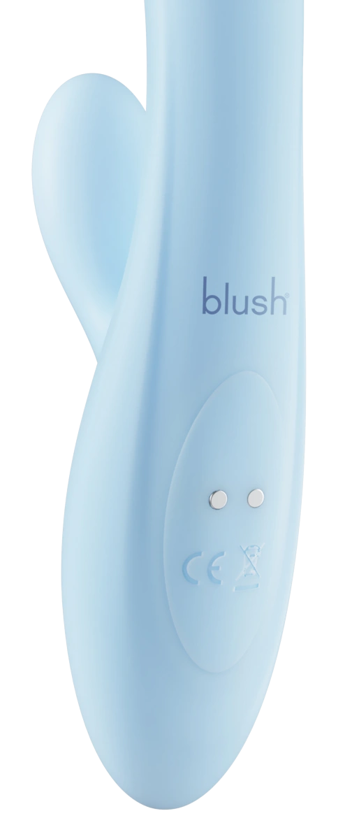 Vibrator Moondust Magic, 10 Moduri Vibratii, Silicon, USB, Albastru, 21 cm