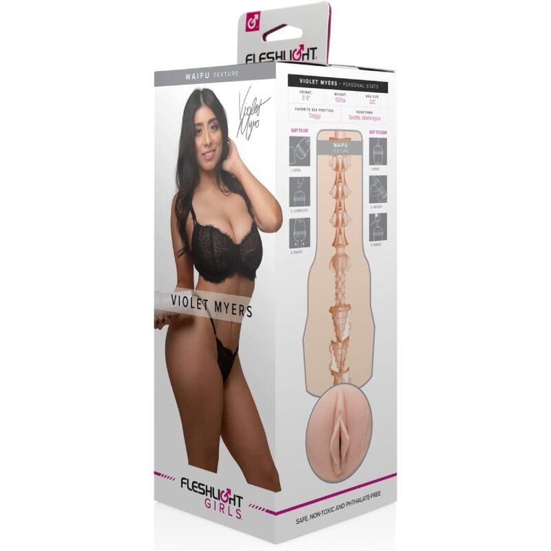 Masturbator Realist Violet Myers Fleshlight Girls