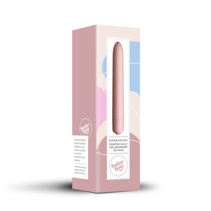 Glont Vibrator SugarBoo 10 Moduri Vibratii Sugar Blush