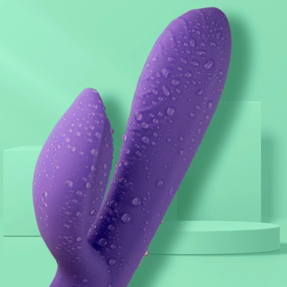 Vibrator Get Me 10 Moduri Vibratii, Silicon, USB, Mov, 18.3 cm