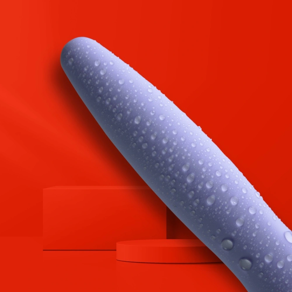 Vibrator Tempt Me, Glont Detasabil, 7 Moduri Vibratii, Silicon, Lila, 13 cm