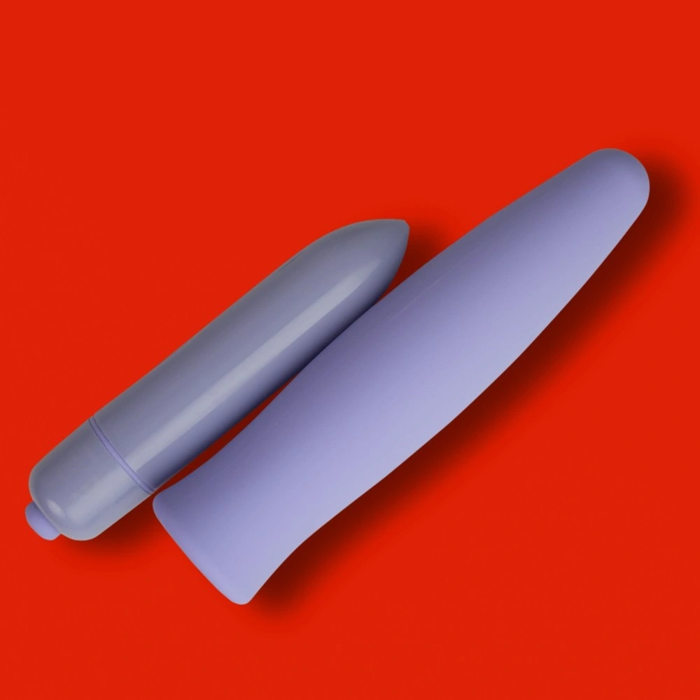 Vibrator Tempt Me, Glont Detasabil, 7 Moduri Vibratii, Silicon, Lila, 13 cm