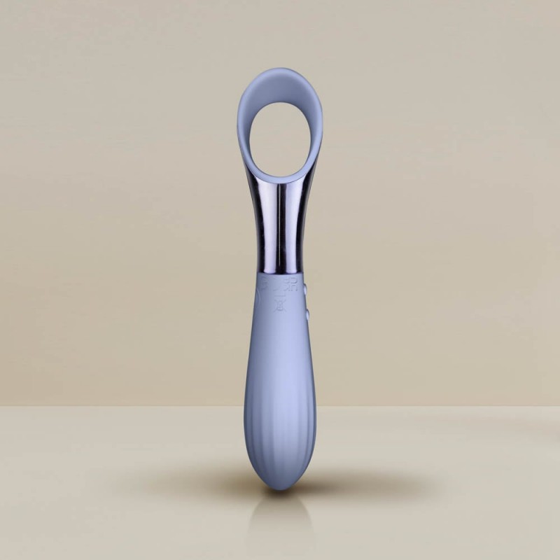Stimulator Clitoris NIYA 3, 10 Moduri Vibratii, Silicon, USB, Mov, 16.8 cm