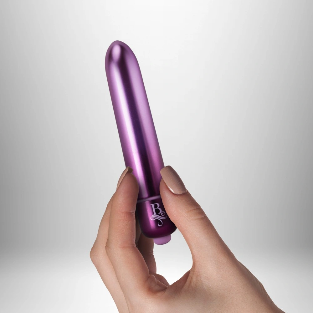 Vibrator Glont Boudoir Parlour Prince, 10 Moduri Vibratii, Mov, 9 cm