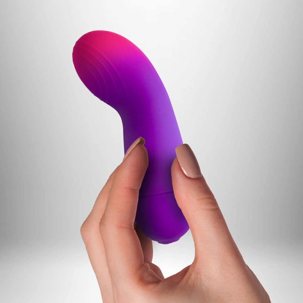 Vibrator Punctul G Glo-Girl, 10 Moduri Vibratii, ABS, Mov, 12 cm
