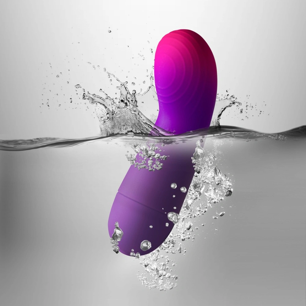 Vibrator Punctul G Glo-Girl, 10 Moduri Vibratii, ABS, Mov, 12 cm