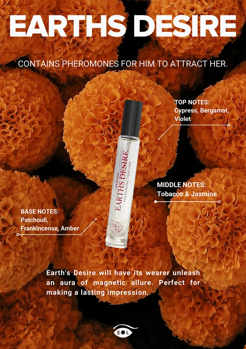 Parfum Cu Feromoni pentru Barbati Bloom Earths Desire 10 ml