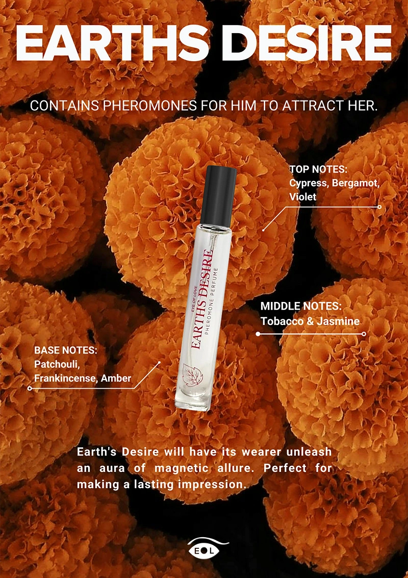 Parfum Cu Feromoni pentru Barbati Bloom Earths Desire 30 ml