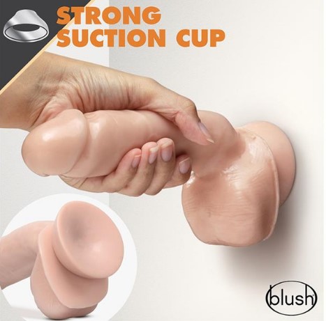 Dildo Realist Autolubrifiant Dr. Skin Realistic Feel Vanilla 22 cm