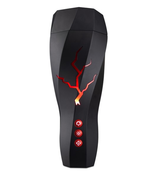 Masturbator Storm, 7 Moduri Vibratii,7 Moduri Suctiune, TPE, USB, 28.5 cm