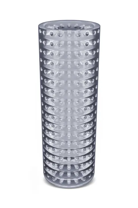 Masturbator Rize Strokez, TPE, Transparent, 13.9 cm