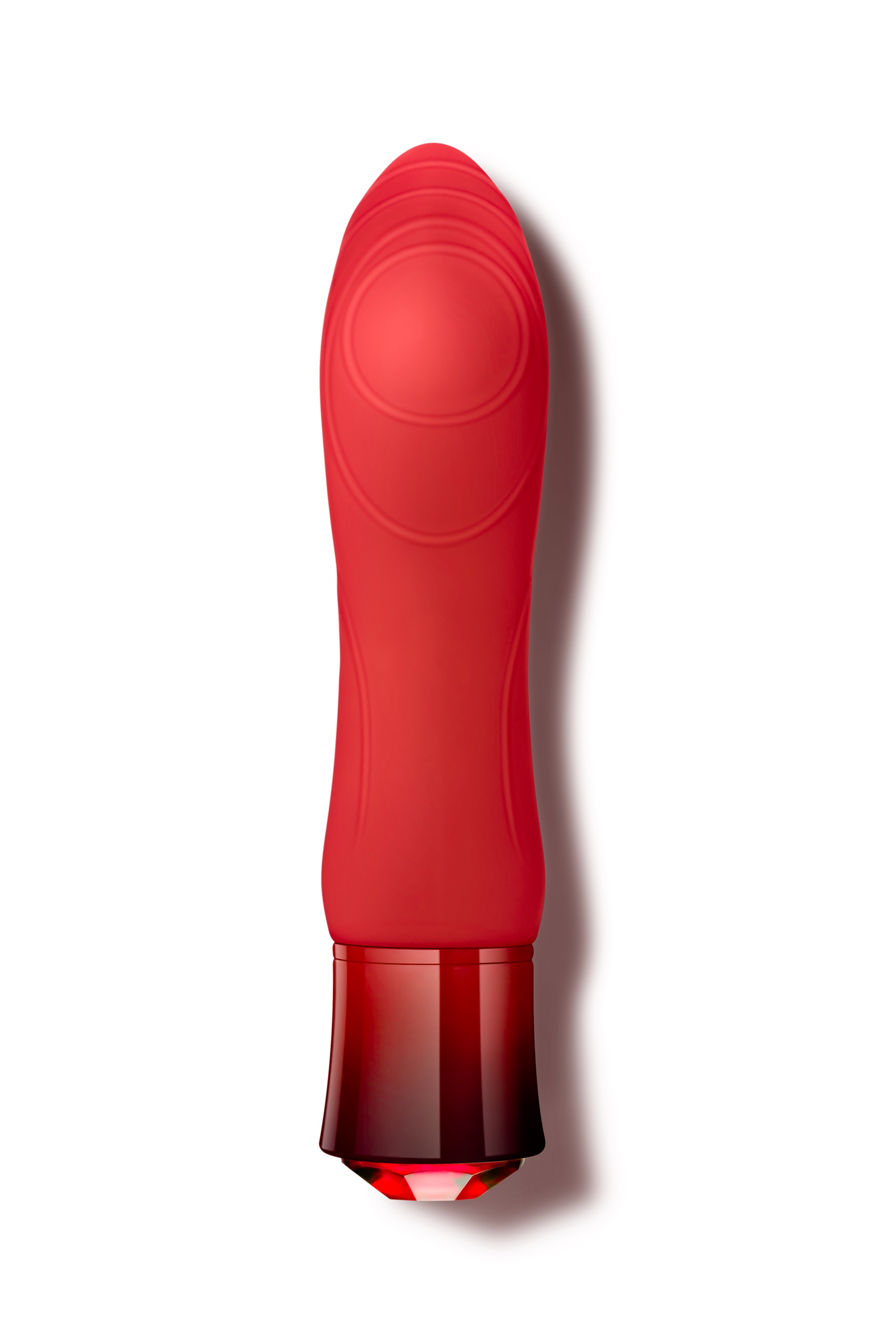 Vibrator Desire Ruby, 10 Moduri Vibratii, Silicon, USB, IPX7, Rosu, 13.9 cm