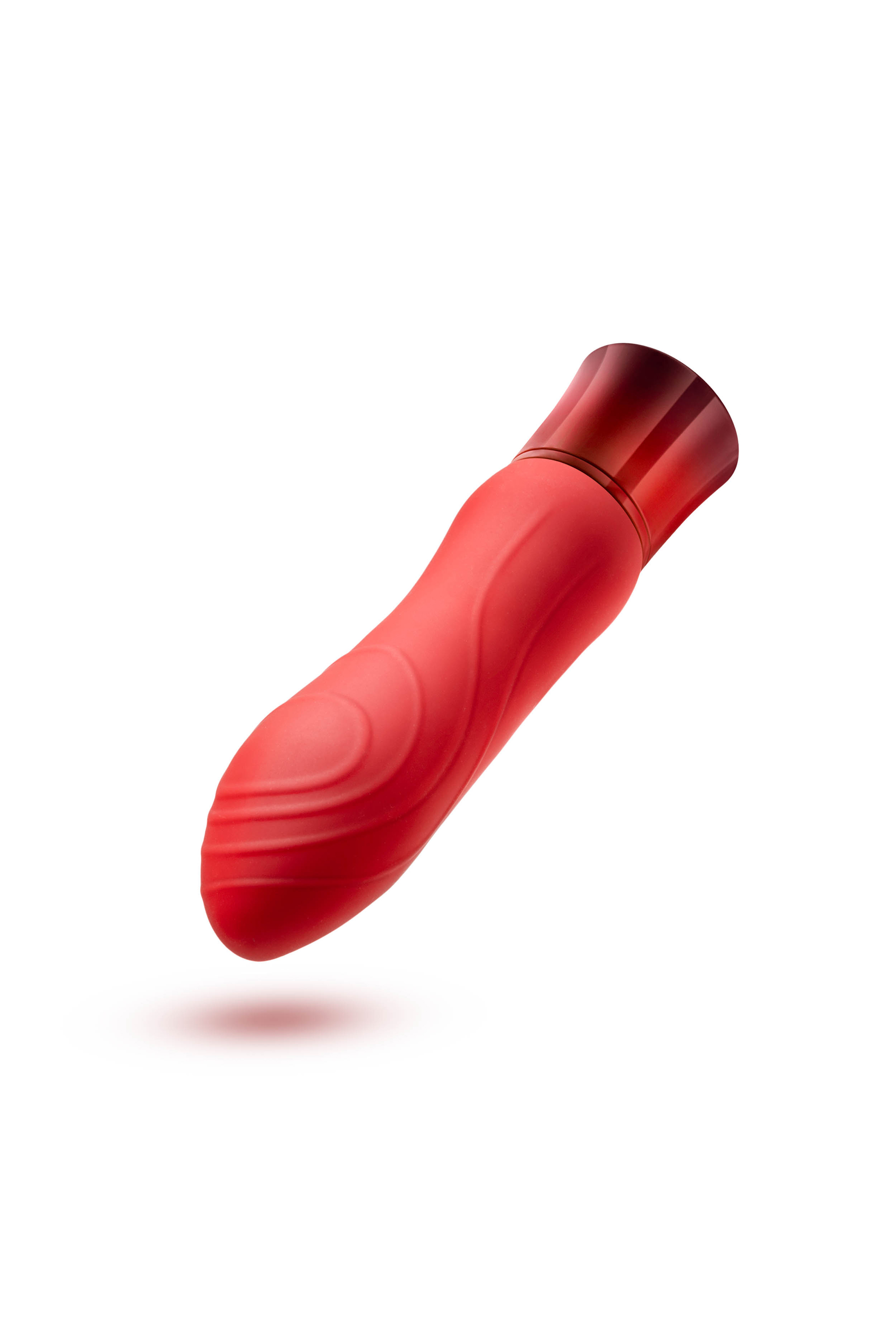 Vibrator Desire Ruby, 10 Moduri Vibratii, Silicon, USB, IPX7, Rosu, 13.9 cm