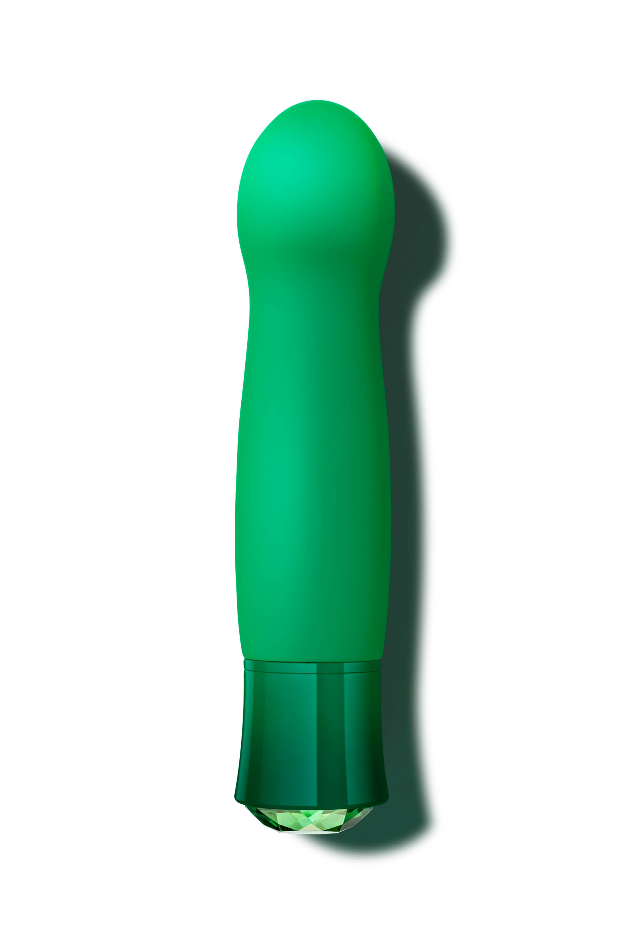 Vibrator Enchanting Emerald, 10 Moduri Vibratii, Silicon, USB, IPX7, Verde, 13.9 cm