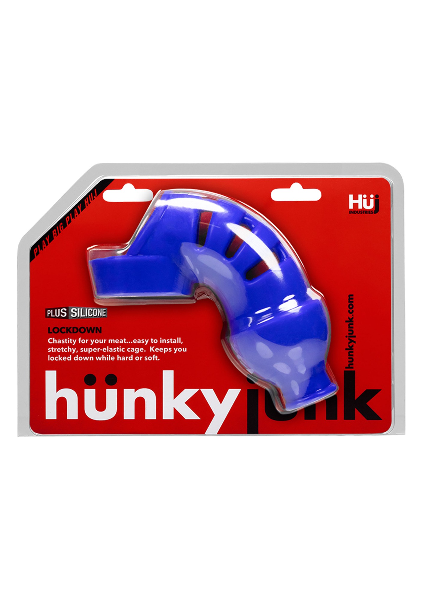Cusca de Castitate Lockdown Hunkyjunk Albastra