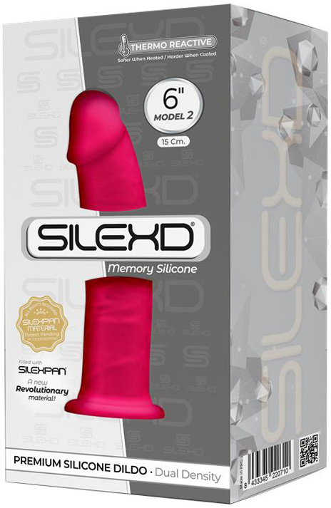 Dildo Thermo Reactive Silicon cu Memorie Dubla Densitate Roz 15 cm