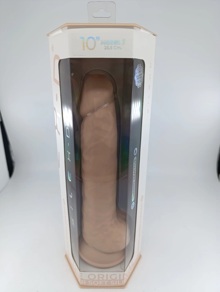 Dildo Thermo Reactive Silicon cu Memorie Dubla Densitate 26.3 cm
