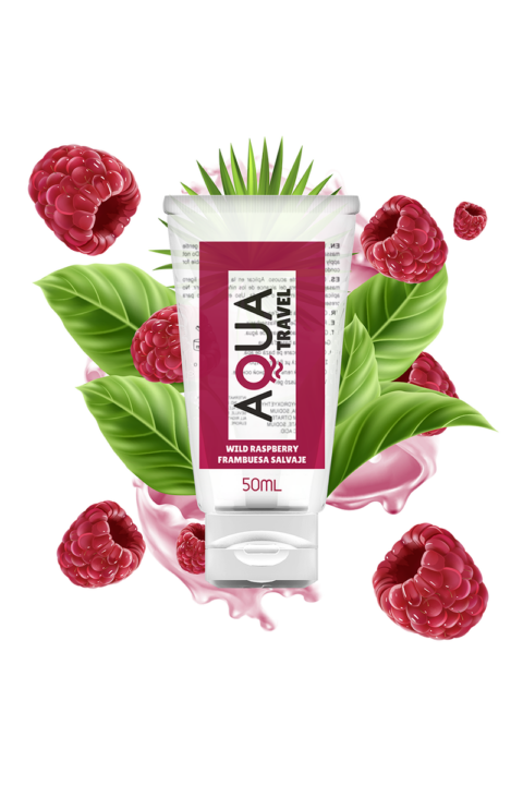 Lubrifiant Aqua Travel Aroma Zmeura 50 ml