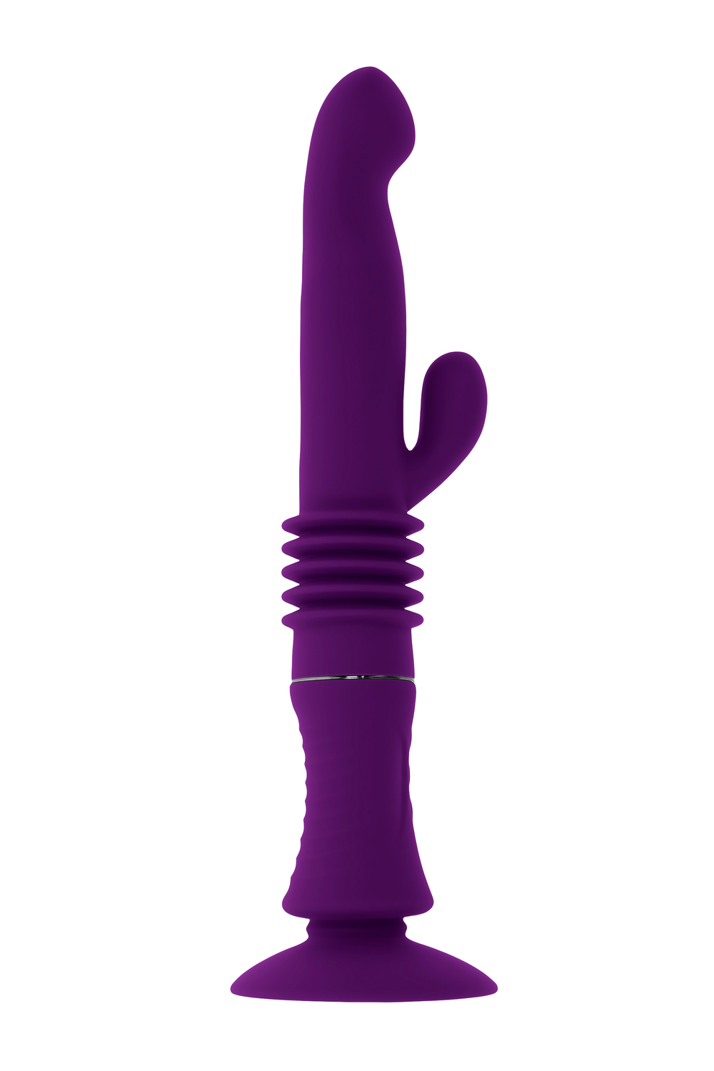 Vibrator Playboy Rabbit Thrusting Hoppy Ending, Silicone, USB, Mov, 28.3 cm
