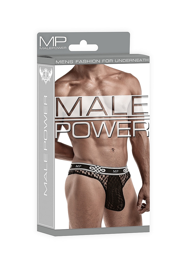 Bikini Tanga Lo Rise Thong, Negru, L/XL