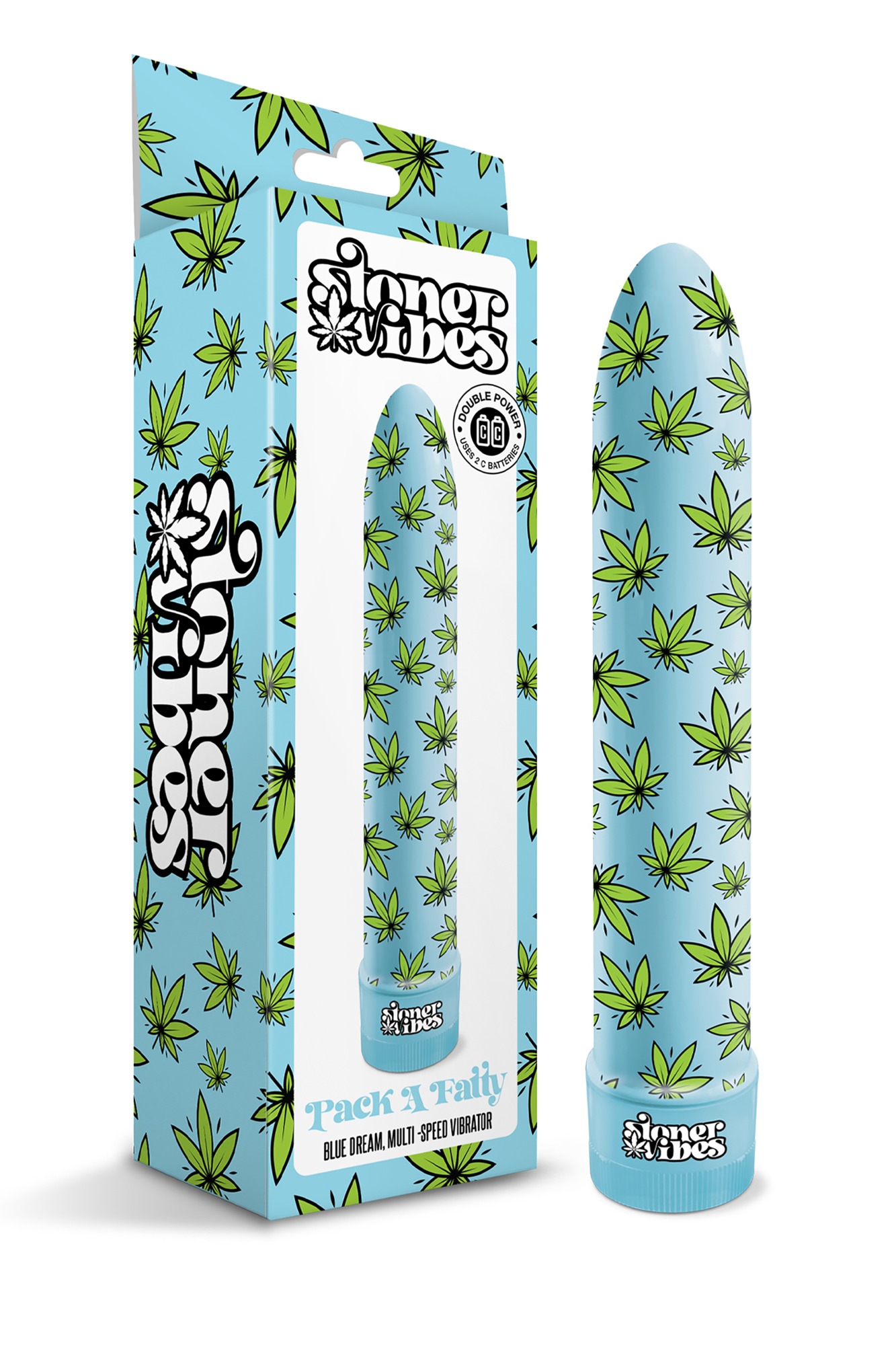 Vibrator Multispeed Pack a Fatty Blue Dream 20.3 cm