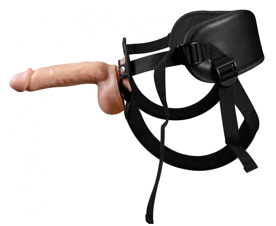 Strap-on Perica cu Dildo Realist, PVC, Natural, 22 cm