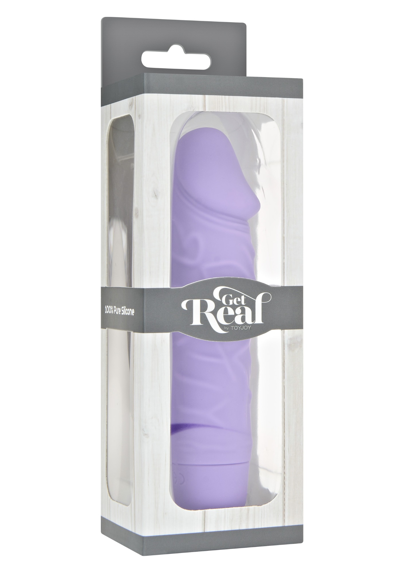 Vibrator Clasic Get Real, 7 Moduri Vibratii, Silicon, Mov, 16.1 cm