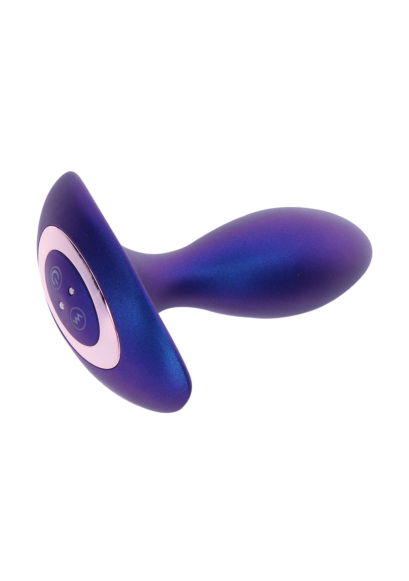 Dop Anal The Brave Buttocks Remote Control 10 Moduri Vibratii Silicon USB Albastru 13 cm