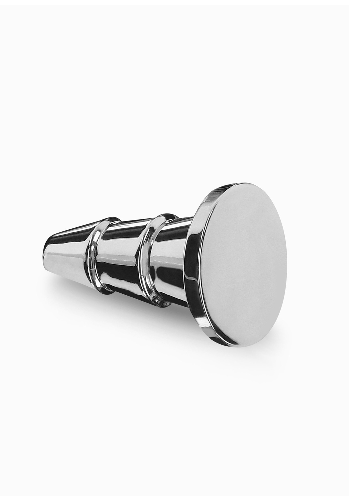 Dop Anal Advanced Cone Buttplug, Otel Inoxidabil 8.5 cm