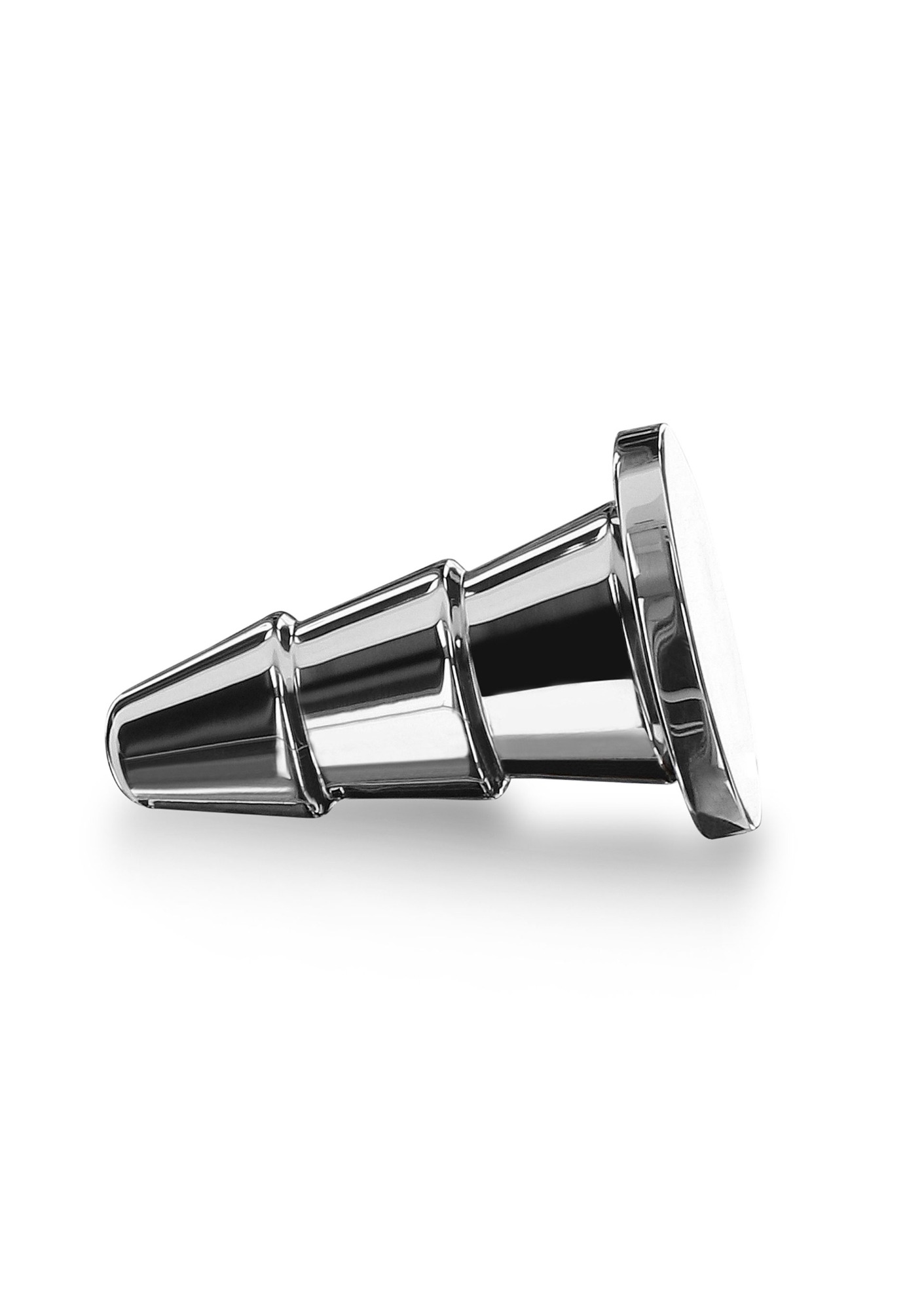 Dop Anal Advanced Cone Buttplug, Otel Inoxidabil 8.5 cm