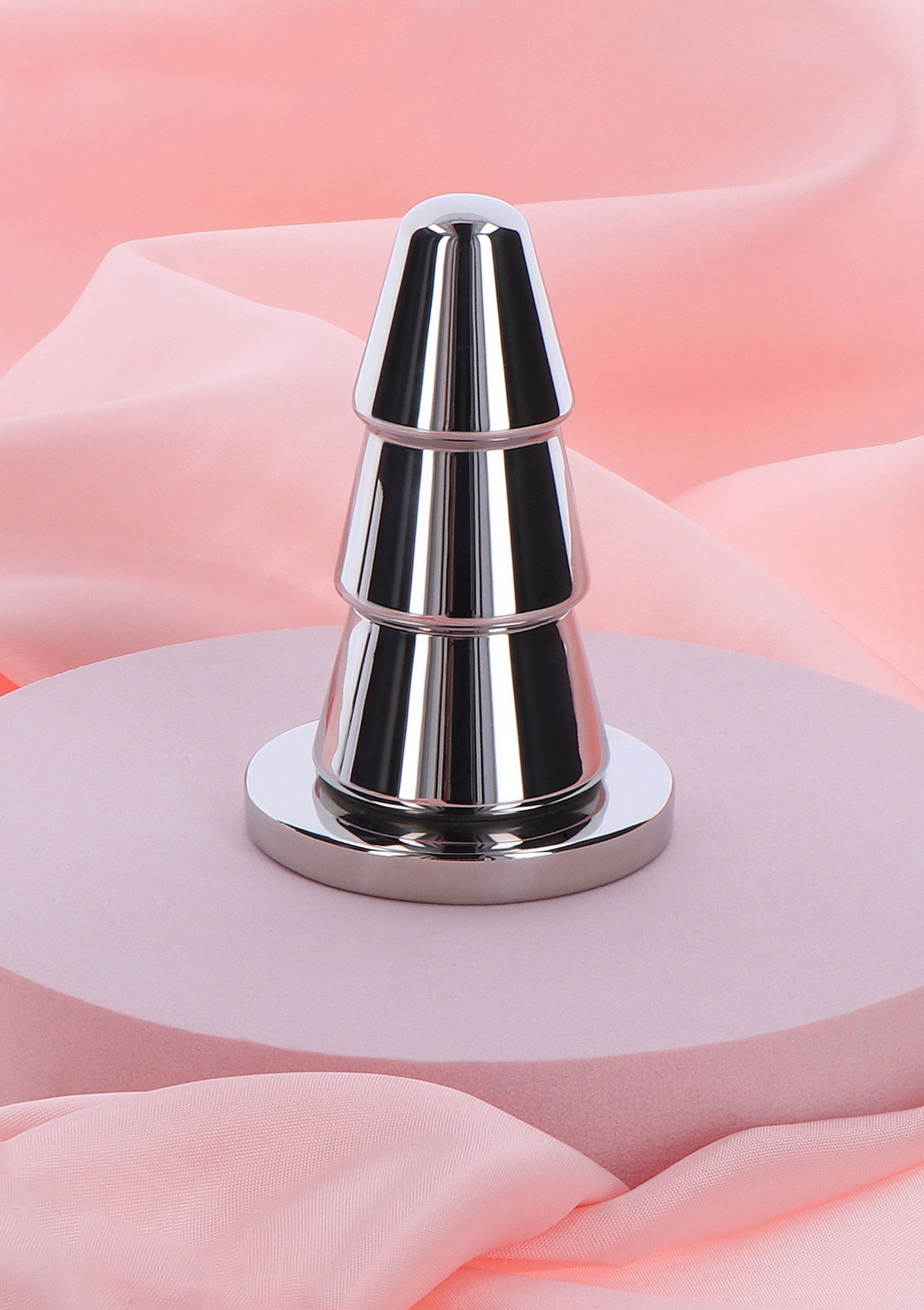 Dop Anal Advanced Cone Buttplug, Otel Inoxidabil 8.5 cm