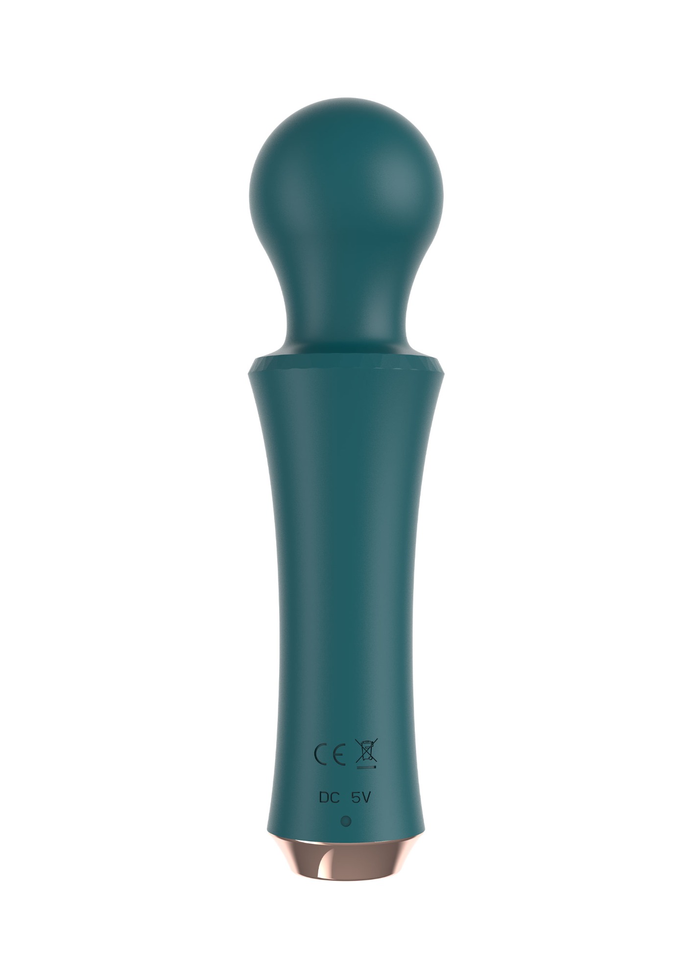 Vibrator The Personal Wand, 10 Moduri Vibratii, 3 Viteze, Silicon, USB, Verde, 18.5 cm