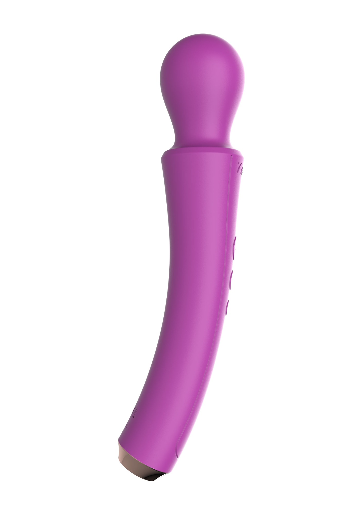 Vibrator The Curved Wand, 10 Moduri Vibratii, 3 Viteze, Silicon, USB, Roz, 27 cm