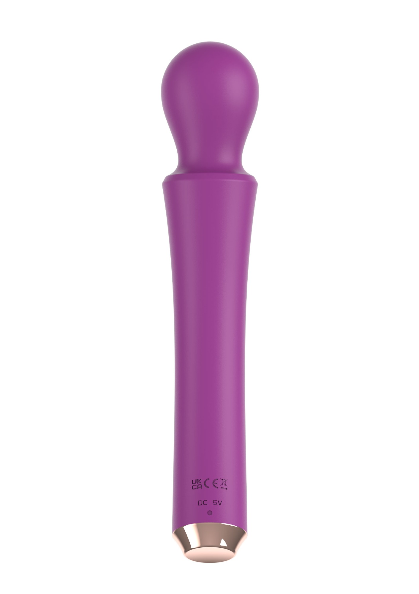 Vibrator The Curved Wand, 10 Moduri Vibratii, 3 Viteze, Silicon, USB, Roz, 27 cm