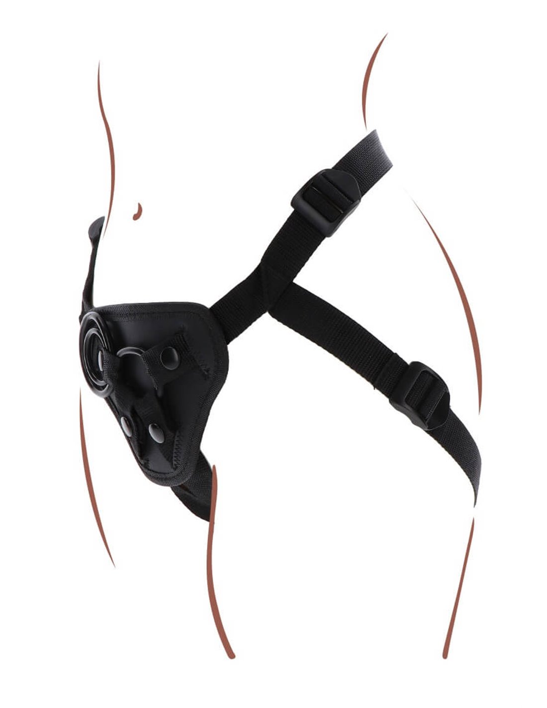 Ham Strap-On Get Real, Negru