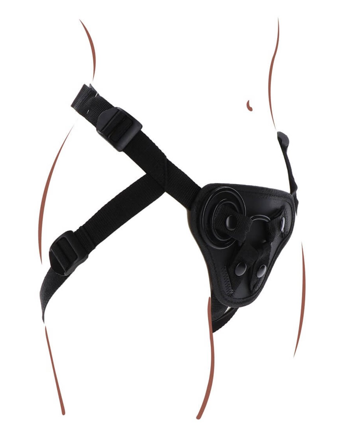 Ham Strap-On Get Real, Negru