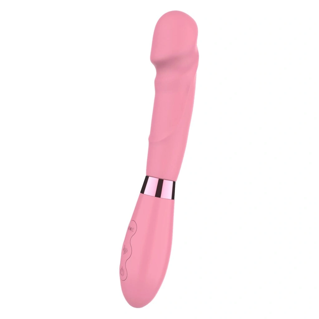 Vibrator Pop Supreme, 10 Moduri Vibratii, Silicon, USB, Roz, 21 cm