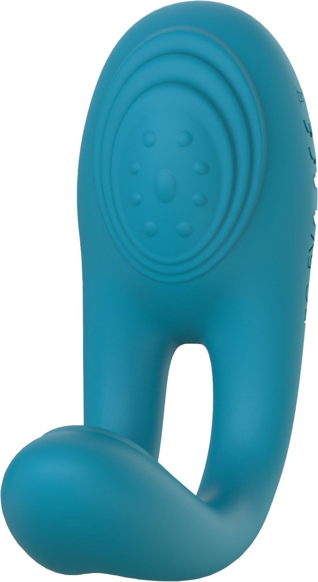 Inel Stimulator Love Connection, 7 Moduri Vibratii, Silicon, USB, Verde